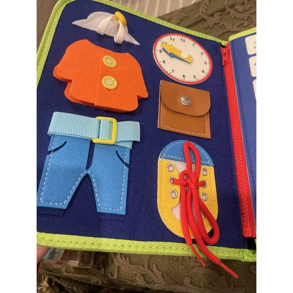 toddler busy board, Cloth‎ Take Along
